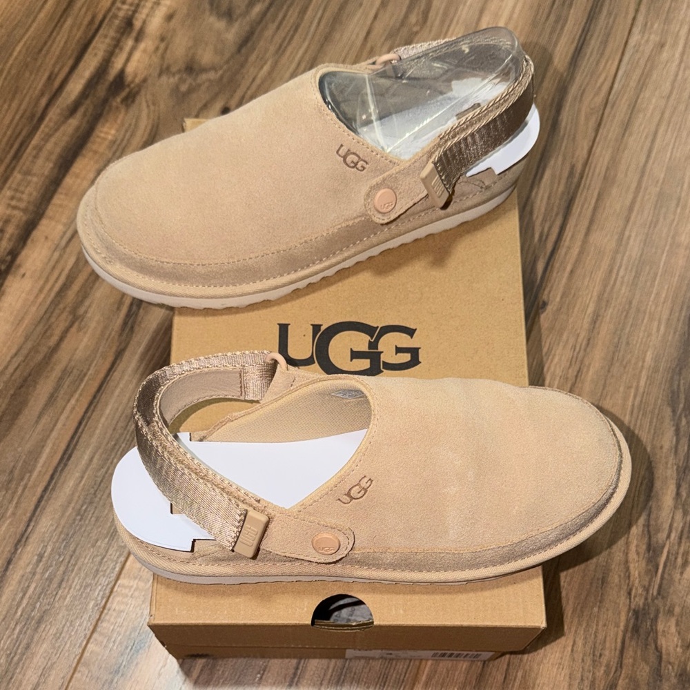 UGG Kids Tan Slippers